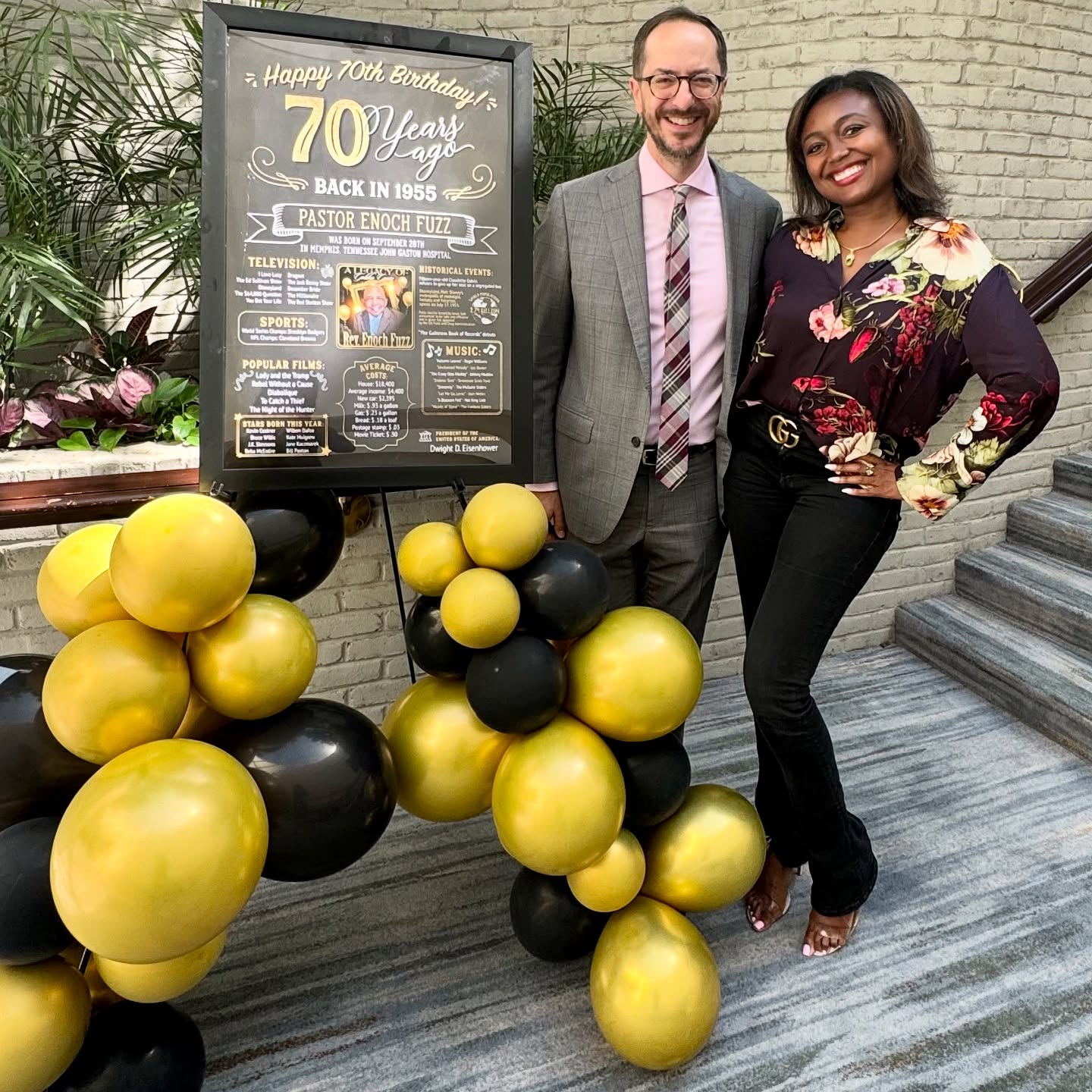 Jessica’s public photo with Mayor Freddie O’Connell at a celebration honoring Rev. Enoch Fuzz